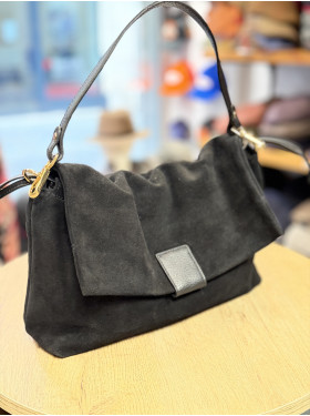 Sac cuir suédé "Elsa"