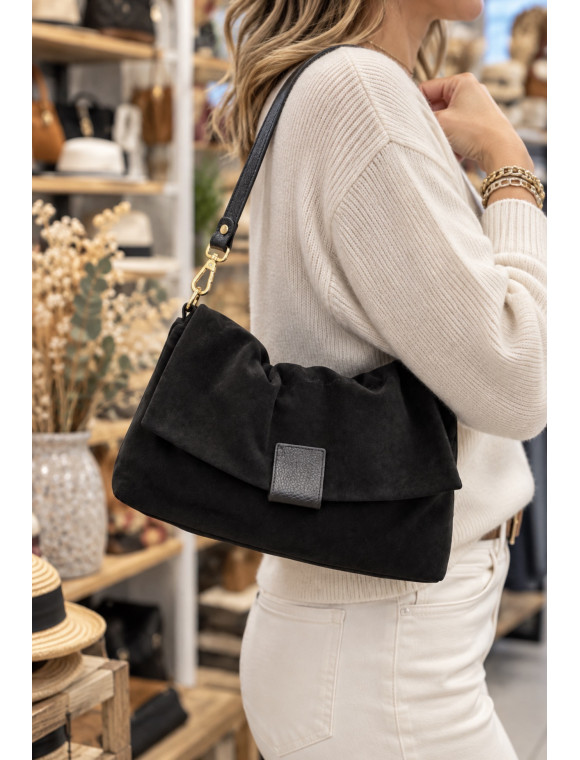 Sac cuir suédé "Elsa"
