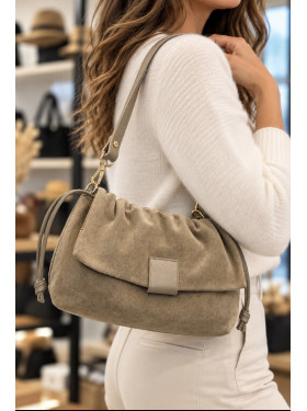 Sac cuir suédé "Elsa"