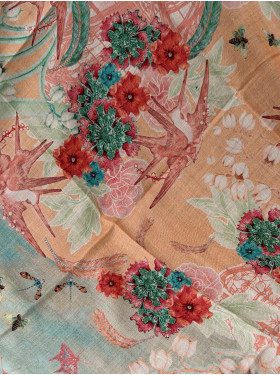 Carré « Anemone » de la collection Brokante
