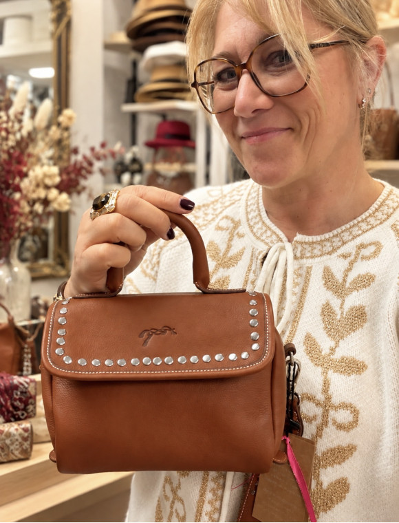 Sac cuir "Cassie" de la collection Pénélope