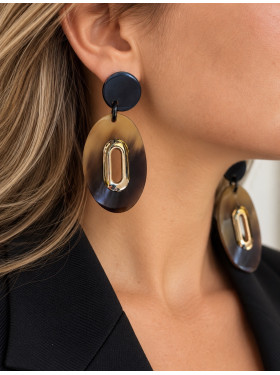 Boucles d'oreilles "Léonce" de la collection Soyang