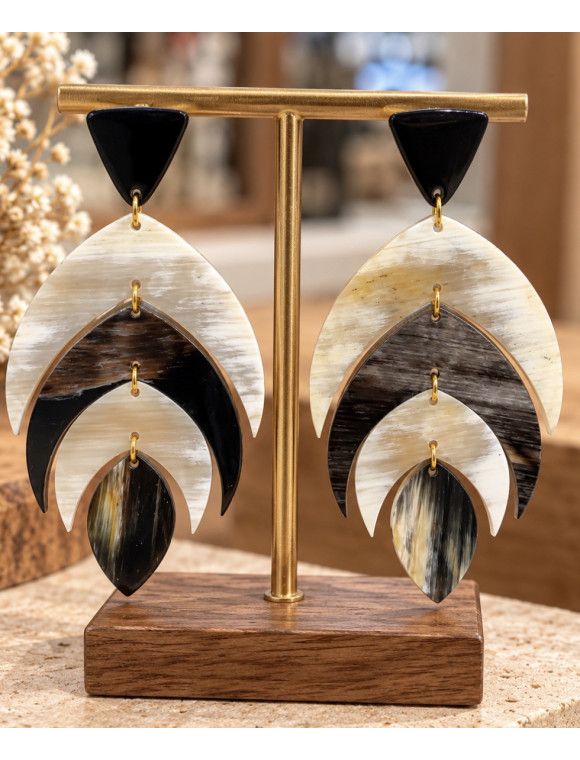 Boucles à pinces « Sora » de la collection Soyang