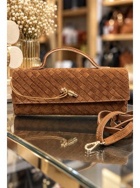 Sac pochette cuir « Saphir »
