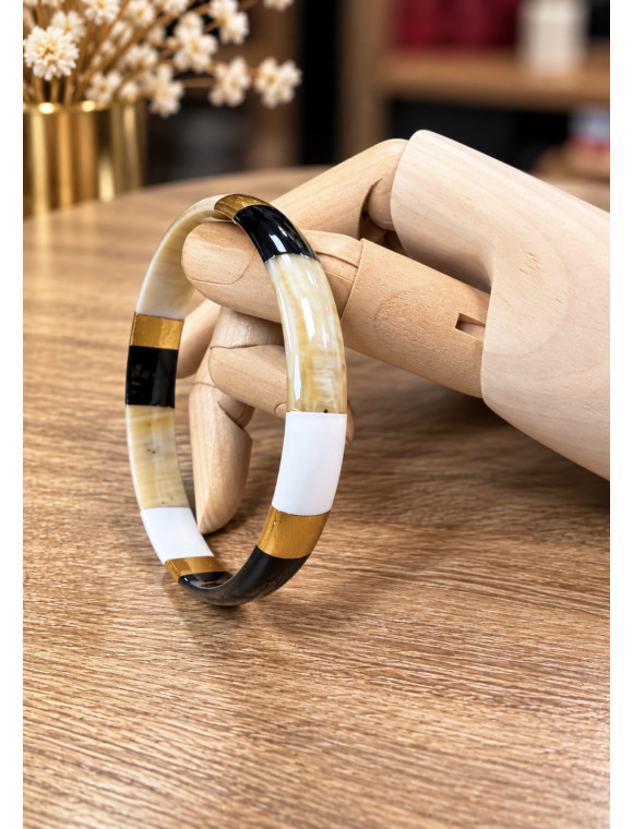 Bracelet en corne "Venus" de la collection Soyang