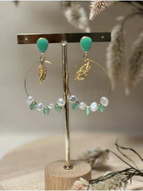 Boucles d'oreilles "Pommette"