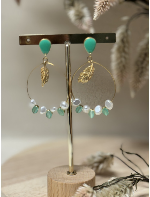 Boucles d'oreilles "Pommette"