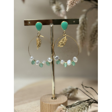 Boucles d'oreilles "Pommette"