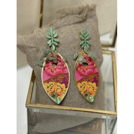 Boucles d’oreilles « La javanaise »