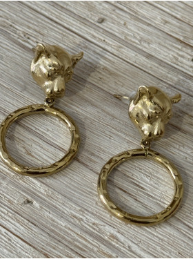 Boucles d'oreilles "Panthère"