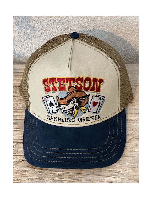 Casquette Trucker Stetson  (Loup)