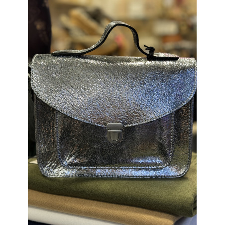 sac cuir "miroir"