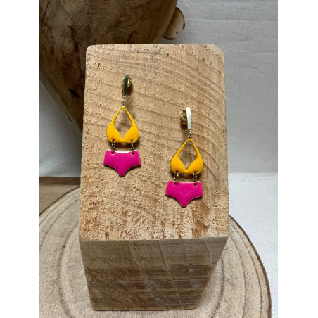 Boucles d' oreilles à Pique "Maillot de Bain"