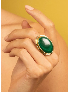 Bague "Malachite" de la collection Niiki Paris