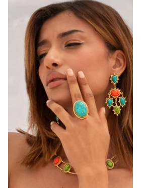 Bague "Turquoise" de la collection Niiki Paris