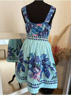 Robe  "Poppy Bleue"  Collection René Derhy