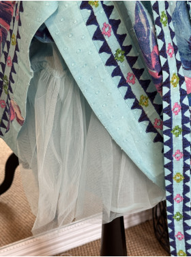 Robe  "Poppy Bleue"  Collection René Derhy