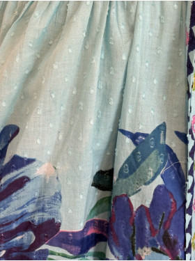 Robe  "Poppy Bleue"  Collection René Derhy