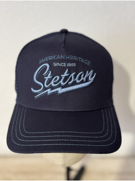 Casquette trucker Stetson "héritage bleue"