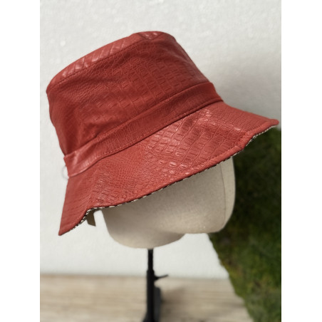 Chapeau de pluie  réversible « Éléonore »