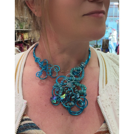 Collier en aluminium "Belle ile"