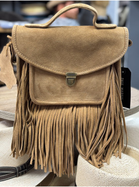 Sac cuir Mademoiselle George " Folk" collection PAUL MARIUS