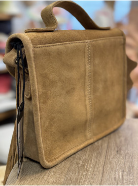Sac cuir Mademoiselle George " Folk" collection PAUL MARIUS