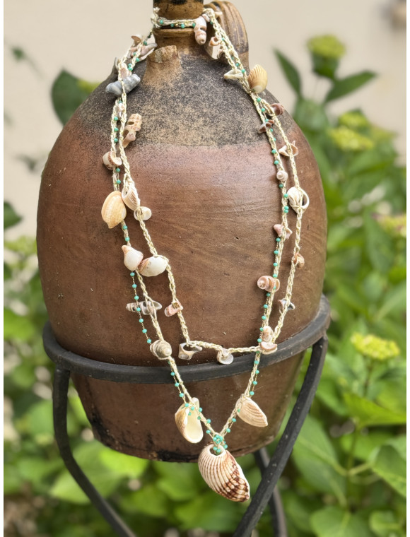 Collier sautoir " Cap d'Agde"