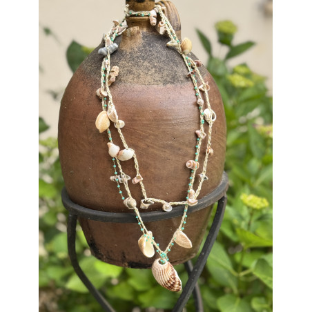 Collier sautoir " Cap d'Agde"