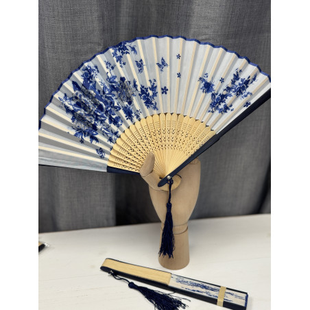 Eventail "Porcelaine"