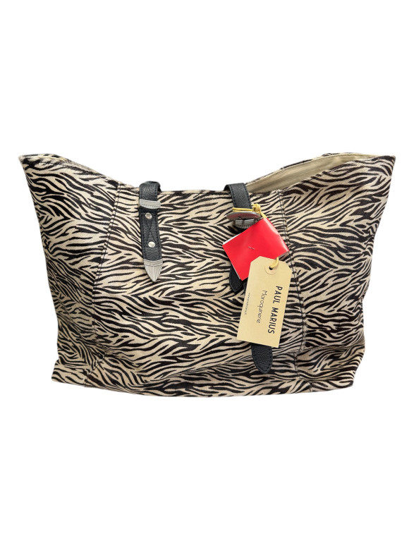 Sac caba cuir ""Marcel Safari" de la collection Paul marius