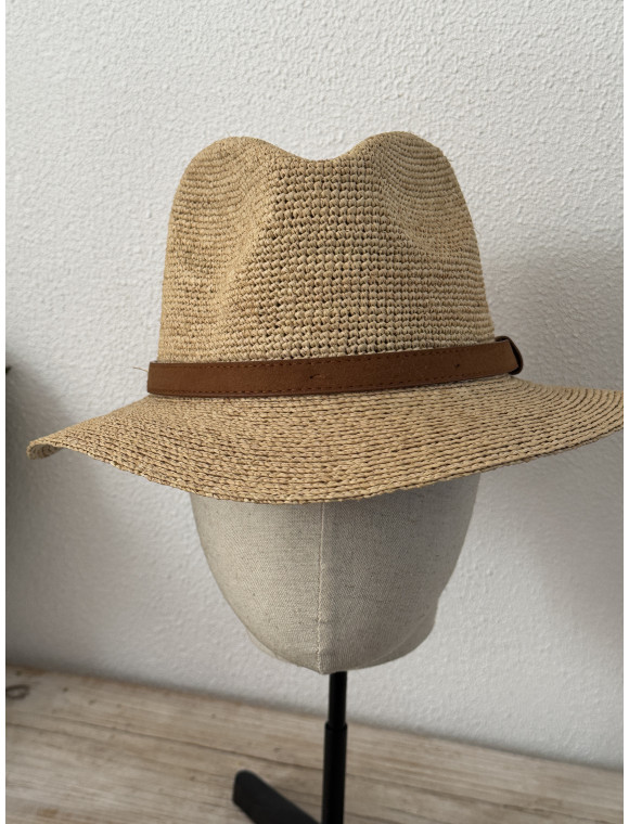 Chapeau en raphia « Maouri »