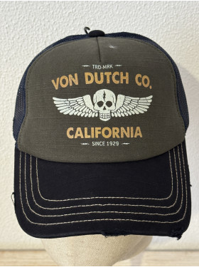 casquette Trucker "kaki" de la collection Von dutch