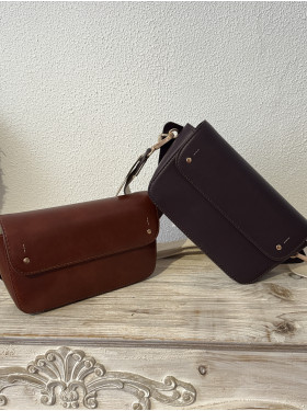 Sac cuir Banane "Emily" de la collection Maradji