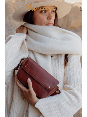 Sac cuir Banane "Emily" de la collection Maradji