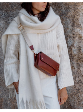Sac cuir Banane "Emily" de la collection Maradji