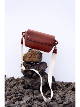 Sac cuir Banane "Emily" de la collection Maradji