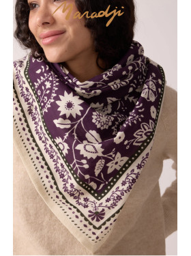 Foulard " Indienne" de la collection Maradji