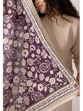Foulard " Indienne" de la collection Maradji