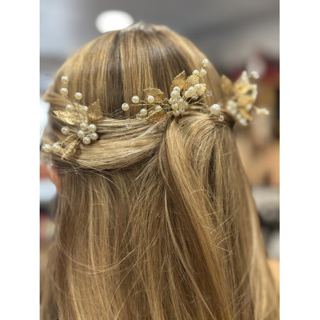 Lot de pique à chignon "Carlotta"