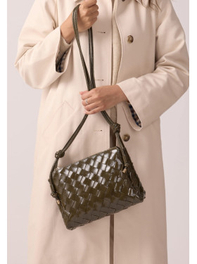 sac cuir tressé "Georgia" de la collection Maradji