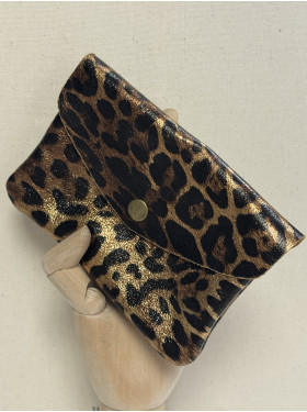Pochette  cuir portefeuille « Léo »
