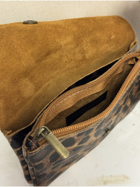 Pochette  cuir portefeuille « Léo »