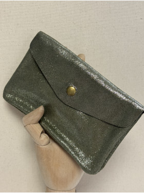 Pochette portefeuille cuir « Rock »