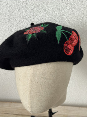 Béret «  Fruits rouges »