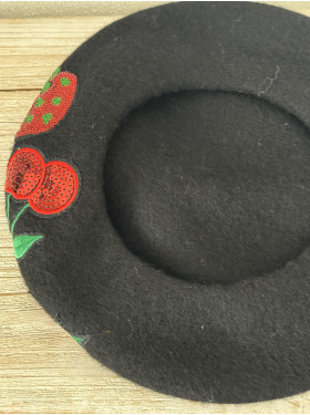 Béret «  Fruits rouges »
