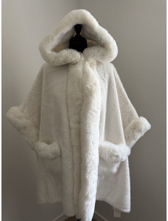 Cape poncho "La Polaire"
