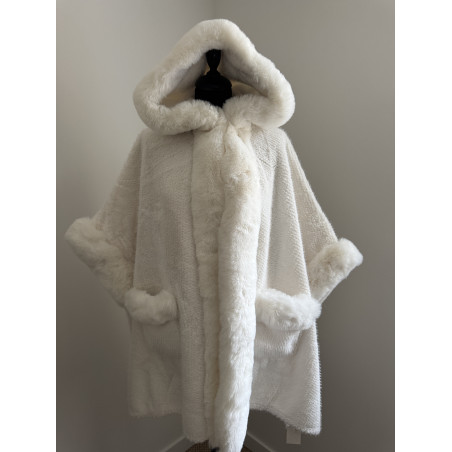 Cape poncho "La Polaire"