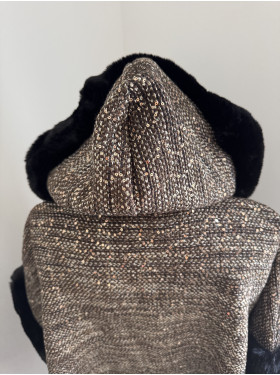 Cape poncho "Frileuse"