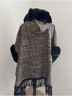 Cape poncho "Frileuse"